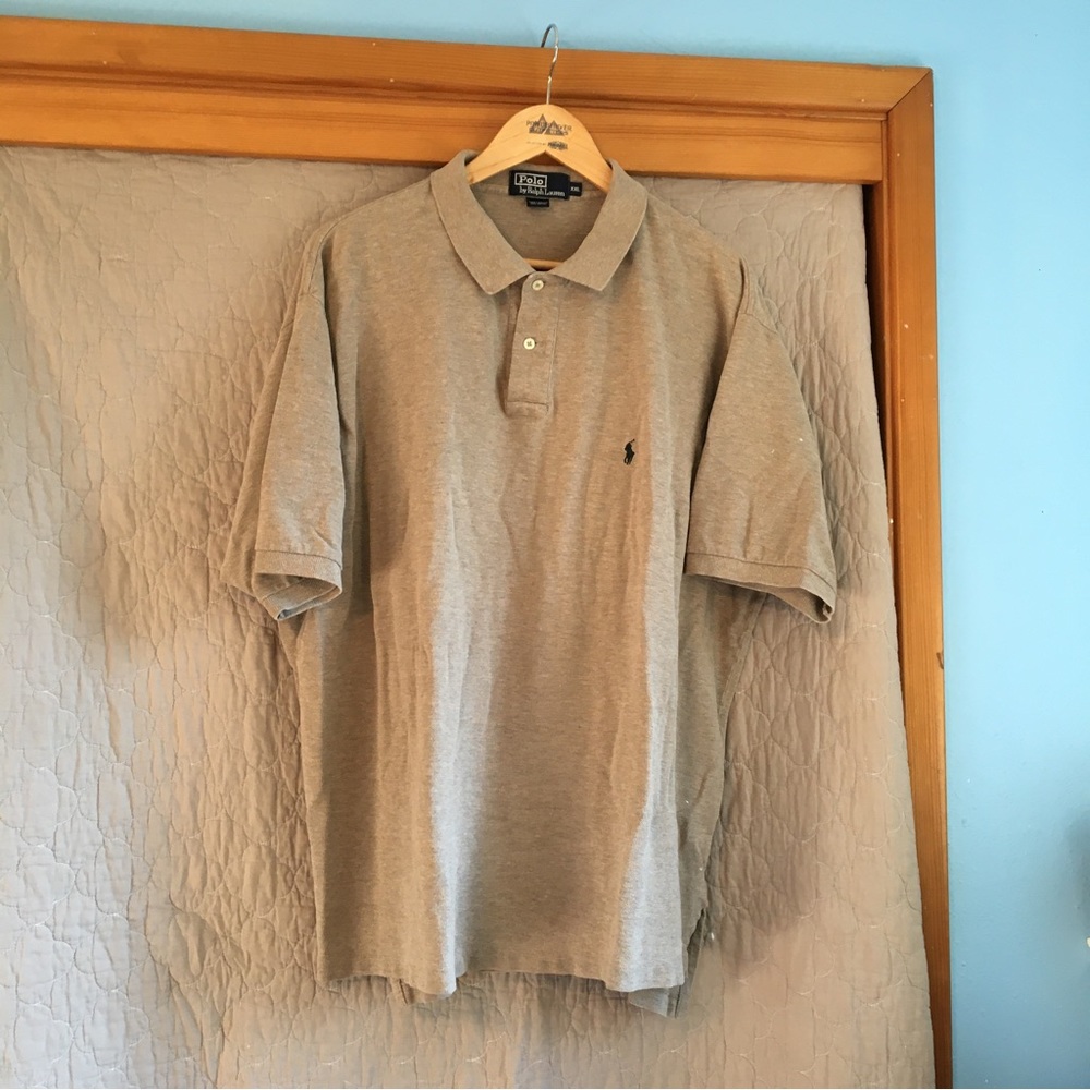 Men's Ralph Lauren Polo Heathered Taupe XXL